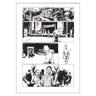 Ké Clero | Radio Club - Planche originale page 54 | Achetez de l’Art