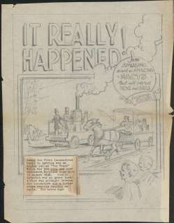 Carlson- IT REALLY HAPPENED-Original Art- (unknown Date) | Russ Cochran