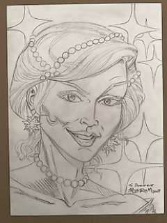 Milgrom, Al - Killer Frost - Killer Frost (Firestorm) - dessin original au crayon par le créateur du personnage, Al Milgrom - Page volante - Exemplaire unique - (2007)