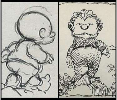 Dulieu, Jean | Dulieu, Jean - 2x Originele tekening - Paulus de Boskabouter & Pieter - (jaren 1970) | Catawiki