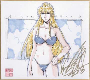 Kia Asamiya Hand-Drawn Color Shikishi "Silent Mobius" | Mandarake (Big Web)