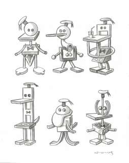 Tony Fernandez, Disney Artist | Donald Duck Inspired By Pablo Picasso’s "An Anatomy: Three Women" (1930 Drawing) - Original Drawing - Tony Fernandez - Pencil Art - Original Artwork | Catawiki