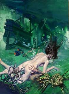 Pino Dangelico | Oltretomba Colore 40 - original cover "Tragedia Islandese" - Page volante - Exemplaire unique - (1976) | Catawiki