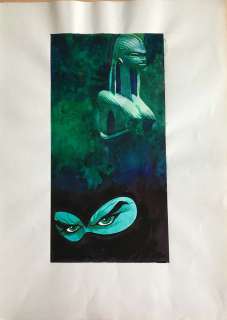 Sergio Toppi - Original illlustration for Diabolik. Cm. 35x50. Mint