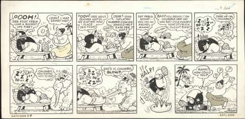 Joe Musial-The Katzenjammer Kids -Original Sunday (1976) | Russ Cochran