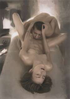 Calas, J.M. | Jean Michel Calas - Dessin original en couleur - Porno art - Format dessin: 21 x 29,7 cm. - (2023) | Catawiki