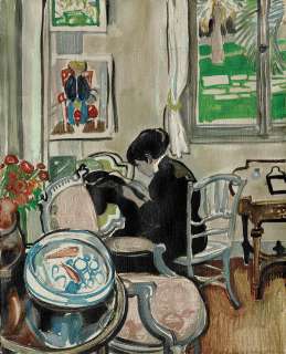 Jijé | La lettre de deuil, huile sur toile. | Septimus