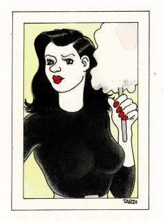 Tardi | Nestor Burma, Casse-Pipe à la nation, 4ème plat original à l’encre de chine et aux encres de couleurs pour cet album paru en 1996 chez Casterman. | Septimus