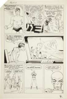 Steve Ditko Incredible Hulk #6 page 4 Original Art (Marvel, 1963). In addition to his spectacular work on - | Heritage