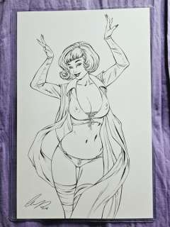 Elias Chatzoudis | Young Endora - Illustrazione originale 11" x 17" pollici (A3) di Elias Chatzoudis | Catawiki