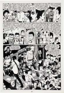 Jaime Hernandez Love and Rockets #1 page 4 Original Art (Fantagraphics, 1982). This outstanding rarity from the - | Heritage