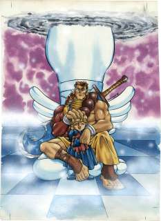 Junya Furusawa Hand-Drawn Color Illustration (Main Line Copy) "Vampaa Hunter" | Mandarake (Big Web)