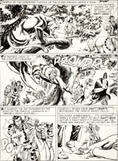 Gil Kane All-Star Western #102 Johnny Thunder Page 5 Original Art (DC, 1958). Gil Kane inked his own pencils in -