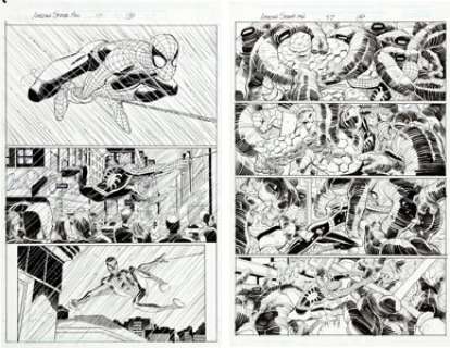 John Romita Jr. and Scott Hanna Amazing Spider-Man #57 Complete 23-Page Story "Happy Birthday Part One" -