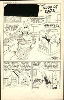 Mortie-Original Story Art - 4 page story | Russ Cochran