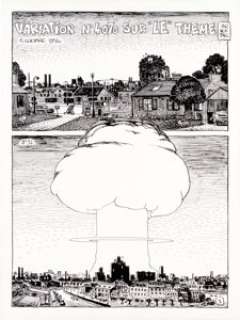 Moebius (Jean Giraud) Moebius #4 Complete 4-Page Story "Variation no. 4070 on ’the’ Theme" Original Art - | Heritage