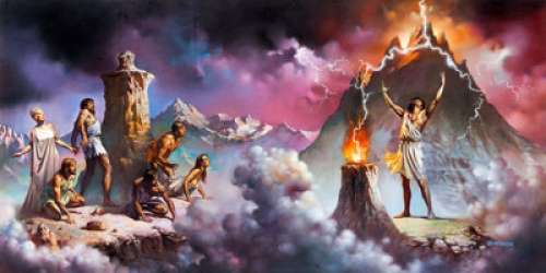 Boris Vallejo Elijah Oil Painting Original Art (1981). Boris Vallejo presents this stunning vision of Elijah, the -