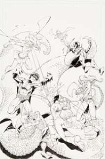 Ale Garza and Scott Williams Teen Titans (Third Series) #52 Starro Cover Original Art (DC, 2007). In "The -