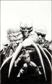 John Cassaday Captain America #9 Cover Original Art (Marvel, 2003). The man named Redpath wants the same thing -