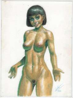 Size: 9,5 X 14 Cm. - Signed | Gambedotti, Atilio - Original illustration - Come on - (2022) | Catawiki