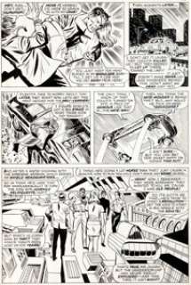 Frank Springer and Mike Esposito Nick Fury, Agent of S.H.I.E.L.D. #11 Page 10 Original Art (Marvel, 1969). The -