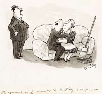 William Steig New Yorker Gag Illustration Original Art (c. 1950s). Here‘s an early cartoon panel from the -