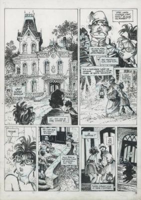 Régis Loisel | La Dernière Maison Juste Avant la Forêt, planche 18 | Galerie 9ème Art