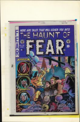 EC Library Production-Color Key Guide-The Haunt of Fear NO.19 | Russ Cochran