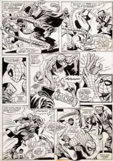 Ross Andru, Mike Esposito, and Dave Hunt Amazing Spider-Man #159 Page 2 Doctor Octopus Original Art -