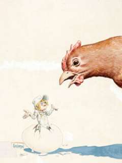 John Severin Cracked #80 Cover Painting Original Art (Major Publications, 1969). Which came first... the - | Heritage