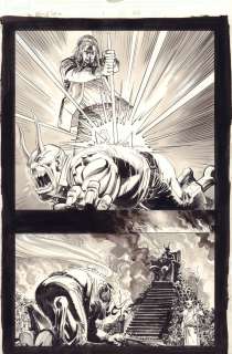 Klaus Janson, Russ Braun - Hellstorm: Son of Satan #1 P.22 - Splash - 2006 Signed