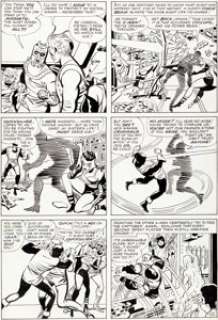 Jack Kirby and Paul Reinman X-Men #5 Story Page 21 Original Art (Marvel, 1964). X-Men art by Kirby is very hard - | Heritage