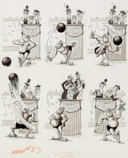 Don Martin MAD Magazine #83 Complete 2-Page Story Original Art (EC, 1963). From the Don Martin Dept: -