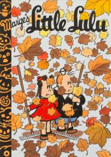 C.C. Beck Little Lulu Library Cover Original Art (Another Rainbow, 1977). A gem from Captain Marvel‘s -