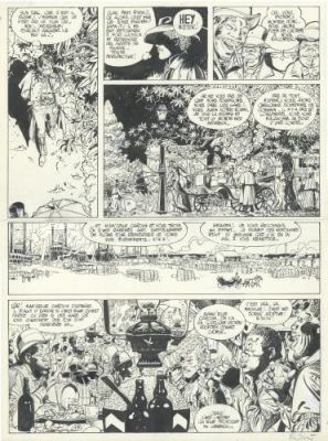 Christian Rossi | Jim Cutlass, Tome 3,L’alligator blanc, Planche 15, 1993 | Galerie 9ème Art