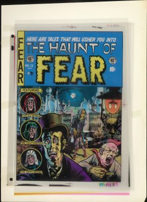 EC Library Production Material- Cover Color Key Guide, Haunt of Fear NO.12 | Russ Cochran