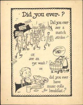 Carlson-Did you ever? Original Puzzle Page Art | Russ Cochran