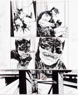 Paul Pope Batman: Year 100 #2 Story Page 47 Original Art (DC, 2006). Paul Pope‘s Batman has some teeth to -