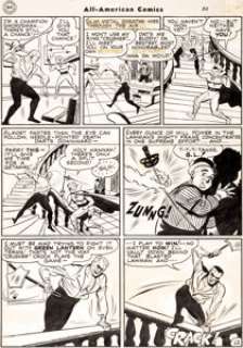 Irwin Hasen and John Belfi All-American Comics  #85 Story Page 12 Green Lantern Original Art (DC, 1947)....