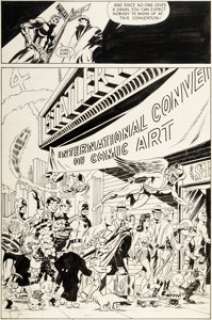 Jim Steranko International Convention of Comic Book Art Show Promotion "The Conventioneers" Page 2 -