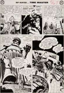 Alex Toth Rip Hunter... Time Master #6 Page 7 Original Art (DC, 1962). Rip Hunter confronts Turkish soldiers -