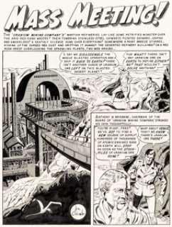 Joe Orlando Weird Fantasy #16 Complete 8-Page Story Original Art (EC, 1952).... (Total: 8 Items) | Heritage