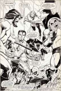 Greg LaRocque and Mike Esposito Marvel Team-Up #150 Splash Page 31 Original Art (Marvel, 1985).... | Heritage