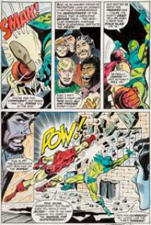 George Tuska and John Verpoorten Iron Man #46 Page 19 Original Art  (Marvel, 1972). This page of original - | Heritage