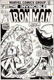 Gil Kane and Frank Giacoia Iron Man #75 Cover Original Art (Marvel, 1975).... | Heritage