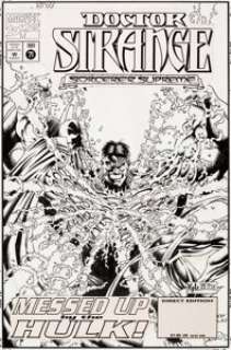 Kyle Hotz Doctor Strange, Sorcerer Supreme #71 Cover Original Art (Marvel, 1994)....