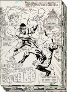  - Ric Estrada Richard Dragon, Kung-Fu Fighter #14 Complete 17-Page Story "The Man Who Studied With Bruce Lee" Origin...