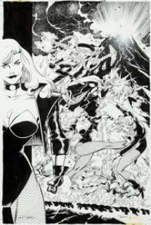  - Val Semeiks and Prentis Rollins JLA: Incarnations #1 Cover Original Art (DC, 2001)....
