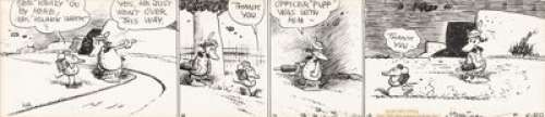 George Herriman Krazy Kat Daily Comic Strip Original Art dated 6-20-39 (King Features Syndicate, 1939).... | Heritage