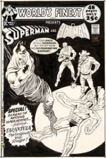 Curt Swan and Murphy Anderson World’s Finest #207 Cover Batman and Superman Original Art (DC, 1971). The - | Heritage